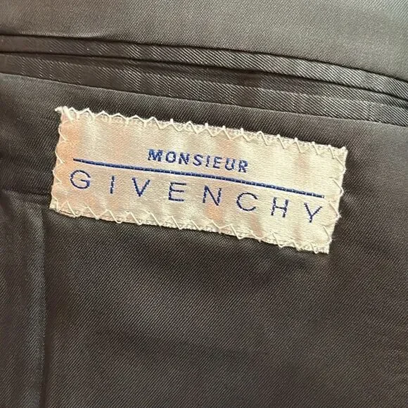 Givenchy Monsieur‎ Multi Color Diamond Woven Blazer Size 42L C40